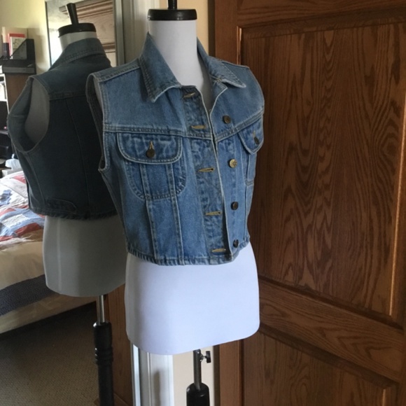 VINTAGE Denim 👖 Vest - Picture 9 of 9